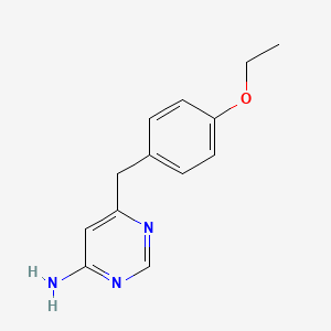 6-[(4-Ethoxyphenyl)methyl]pyrimidin-4-amine
