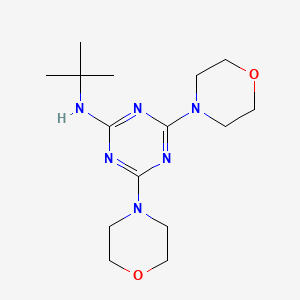 N-tert-butyl-4,6-di(morpholin-4-yl)-1,3,5-triazin-2-amine