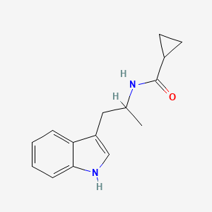 N-[1-(1H-indol-3-yl)propan-2-yl]cyclopropanecarboxamide