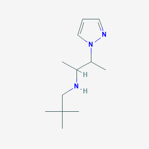 n-Neopentyl-3-(1h-pyrazol-1-yl)butan-2-amine