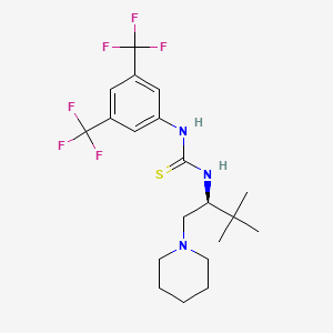 N-[3,5-Bis(trifluoromethyl)phenyl]-N'-[(1S)-2,2-dimethyl-1-(1-piperidinylmethyl)propyl]thiourea