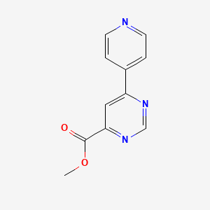 Methyl 6-(pyridin-4-yl)pyrimidine-4-carboxylate