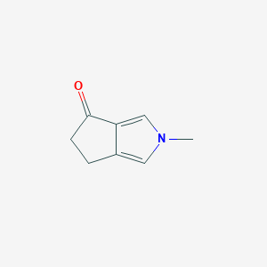 2-Methyl-5,6-dihydrocyclopenta[c]pyrrol-4-one