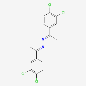 (1E,2E)-bis[1-(3,4-dichlorophenyl)ethylidene]hydrazine