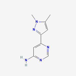 6-(1,5-dimethyl-1H-pyrazol-3-yl)pyrimidin-4-amine