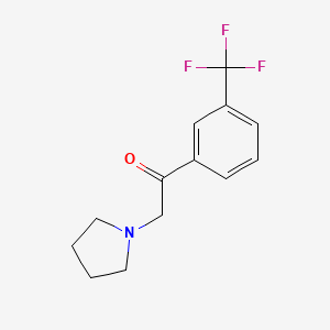 2-(Pyrrolidin-1-yl)-1-(3-(trifluoromethyl)phenyl)ethan-1-one