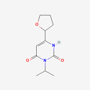 6-(Oxolan-2-yl)-3-(propan-2-yl)-1,2,3,4-tetrahydropyrimidine-2,4-dione