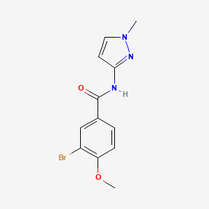 3-bromo-4-methoxy-N-(1-methyl-1H-pyrazol-3-yl)benzamide