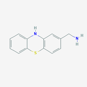 molecular formula C13H12N2S B14917025 (10H-Phenothiazin-2-yl)methanamine 