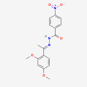 N'-[1-(2,4-dimethoxyphenyl)ethylidene]-4-nitrobenzohydrazide