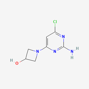 1-(2-Amino-6-chloropyrimidin-4-yl)azetidin-3-ol