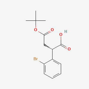 (S)-2-(2-Bromophenyl)-4-(tert-butoxy)-4-oxobutanoic acid