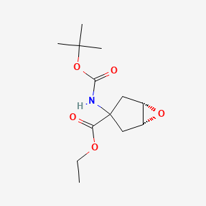 (1R,3r,5S)-Ethyl 3-((tert-butoxycarbonyl)amino)-6-oxabicyclo[3.1.0]hexane-3-carboxylate