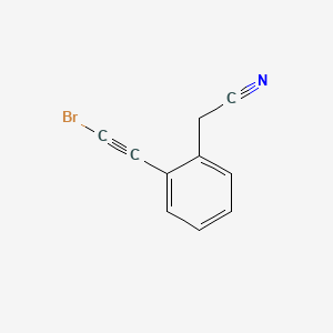 2-(2-(Bromoethynyl)phenyl)acetonitrile