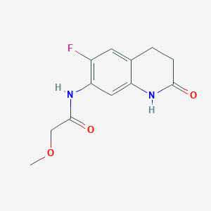 N-(6-fluoro-2-oxo-1,2,3,4-tetrahydroquinolin-7-yl)-2-methoxyacetamide