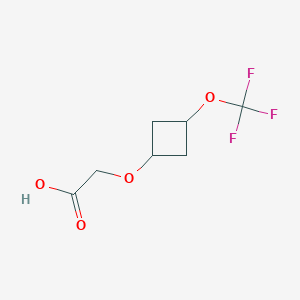 2-[3-(Trifluoromethoxy)cyclobutyl]oxyacetic acid