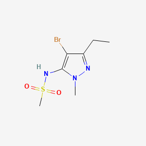 n-(4-Bromo-3-ethyl-1-methyl-1h-pyrazol-5-yl)methanesulfonamide