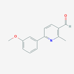 6-(3-Methoxyphenyl)-2-methylnicotinaldehyde