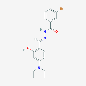 3-bromo-N'-{(E)-[4-(diethylamino)-2-hydroxyphenyl]methylidene}benzohydrazide