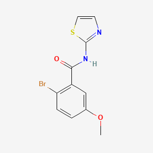 2-Bromo-5-methoxy-N-(thiazol-2-yl)benzamide