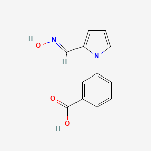 3-{2-[(hydroxyimino)methyl]-1H-pyrrol-1-yl}benzoic acid