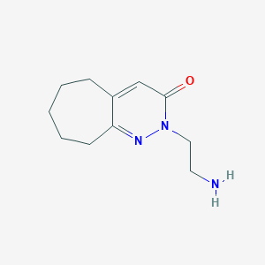 2-(2-aminoethyl)-2,5,6,7,8,9-hexahydro-3H-cyclohepta[c]pyridazin-3-one