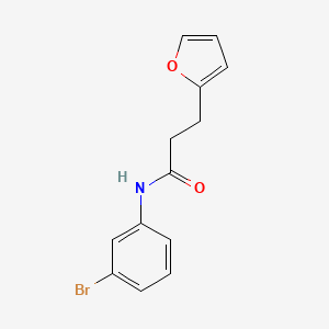 N-(3-bromophenyl)-3-(furan-2-yl)propanamide