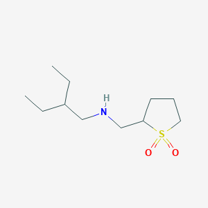 2-(((2-Ethylbutyl)amino)methyl)tetrahydrothiophene 1,1-dioxide