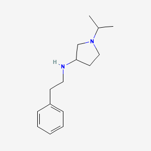 1-Isopropyl-N-phenethylpyrrolidin-3-amine