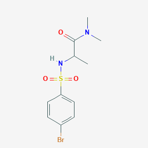 2-((4-Bromophenyl)sulfonamido)-N,N-dimethylpropanamide