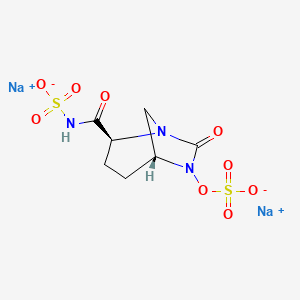 Sodium (1R,2S,5R)-7-oxo-2-(sulfonatocarbamoyl)-1,6-diazabicyclo[3.2.1]octan-6-yl sulfate