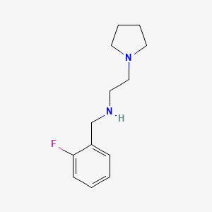 N-(2-fluorobenzyl)-2-(pyrrolidin-1-yl)ethanamine