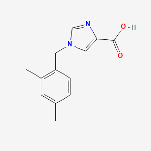 1-[(2,4-dimethylphenyl)methyl]-1H-imidazole-4-carboxylic acid