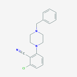 2-(4-Benzylpiperazin-1-yl)-6-chlorobenzonitrile