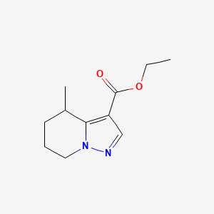 Ethyl 4-methyl-4,5,6,7-tetrahydropyrazolo[1,5-a]pyridine-3-carboxylate