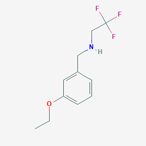 n-(3-Ethoxybenzyl)-2,2,2-trifluoroethan-1-amine