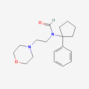 molecular formula C18H26N2O2 B14917363 N-(2-morpholinoethyl)-N-(1-phenylcyclopentyl)formamide 