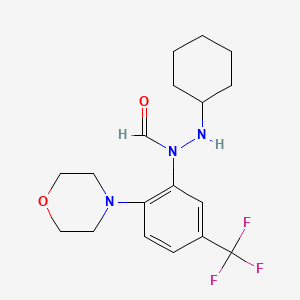 n'-Cyclohexyl-n-(2-morpholino-5-(trifluoromethyl)phenyl)formohydrazide