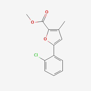 Methyl 5-(2-chlorophenyl)-3-methylfuran-2-carboxylate