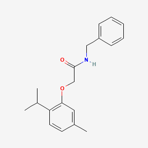 N-benzyl-2-[5-methyl-2-(propan-2-yl)phenoxy]acetamide