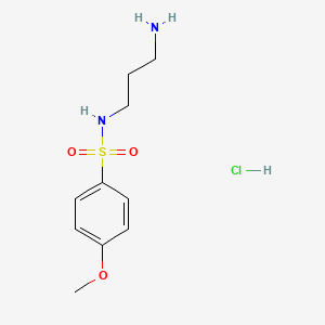 N-(3-aminopropyl)-4-methoxybenzenesulfonamide hydrochloride