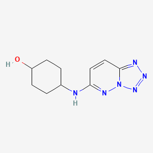 4-(Tetrazolo[1,5-b]pyridazin-6-ylamino)cyclohexan-1-ol