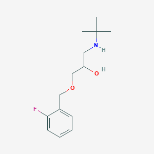 1-(Tert-butylamino)-3-((2-fluorobenzyl)oxy)propan-2-ol