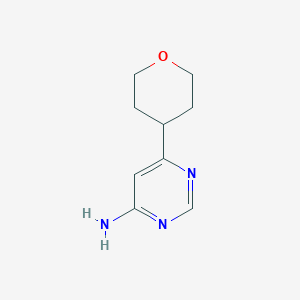 6-(Oxan-4-yl)pyrimidin-4-amine