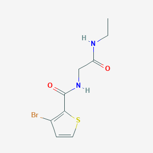 3-Bromo-N-(2-(ethylamino)-2-oxoethyl)thiophene-2-carboxamide