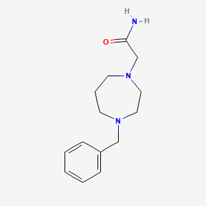 2-(4-Benzyl-1,4-diazepan-1-yl)acetamide