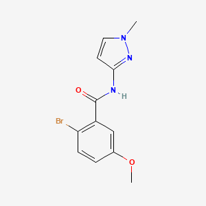 2-bromo-5-methoxy-N-(1-methyl-1H-pyrazol-3-yl)benzamide