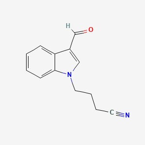 4-(3-formyl-1H-indol-1-yl)butanenitrile