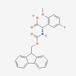 (S)-2-((((9H-Fluoren-9-yl)methoxy)carbonyl)amino)-2-(5-fluoro-2-methoxyphenyl)acetic acid