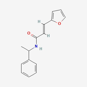 (2E)-3-(furan-2-yl)-N-(1-phenylethyl)prop-2-enamide